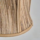 Lámpara colgante de fibra natural Genoveses beige pequeña