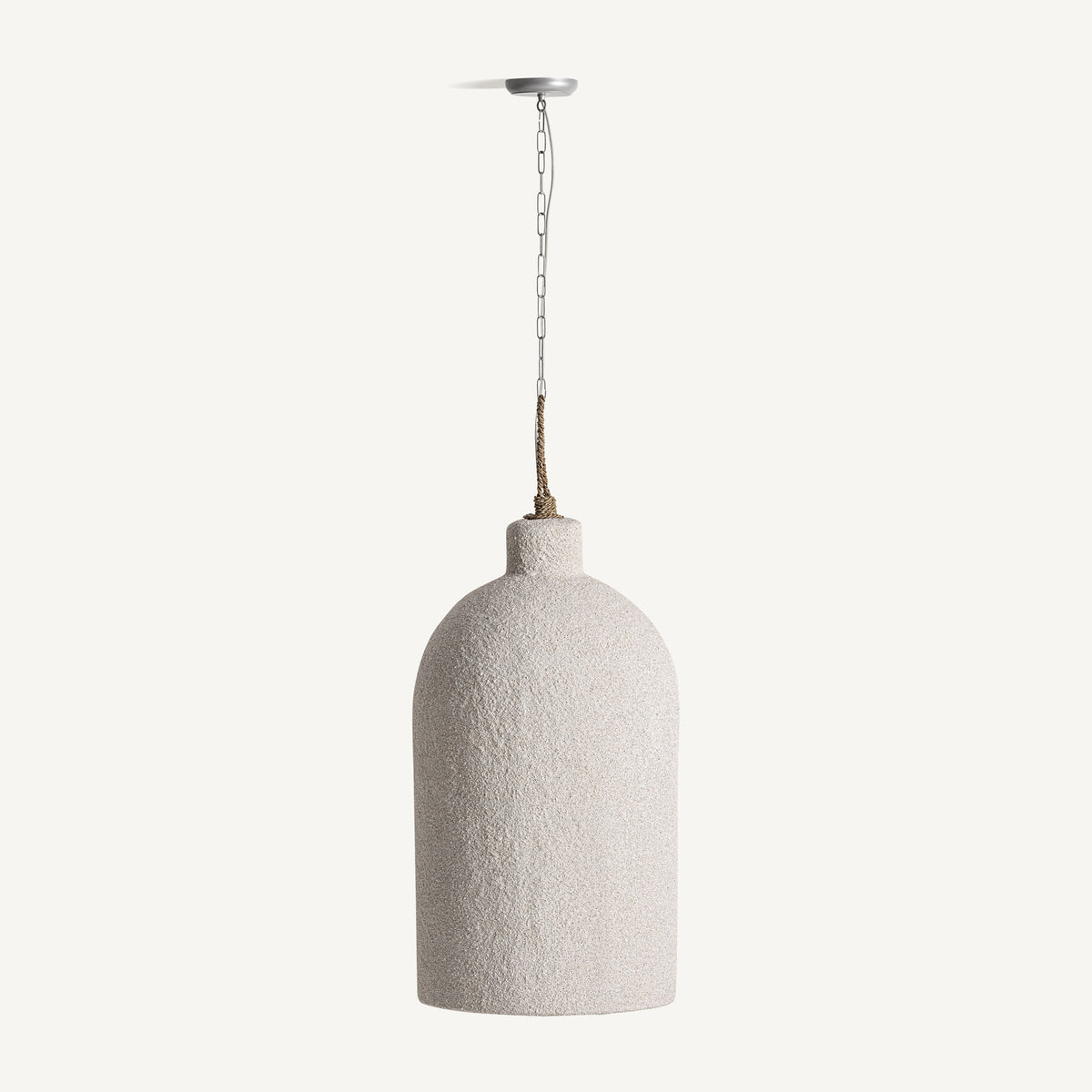 Lámpara colgante de madera de suar Treumal Ø40 cm