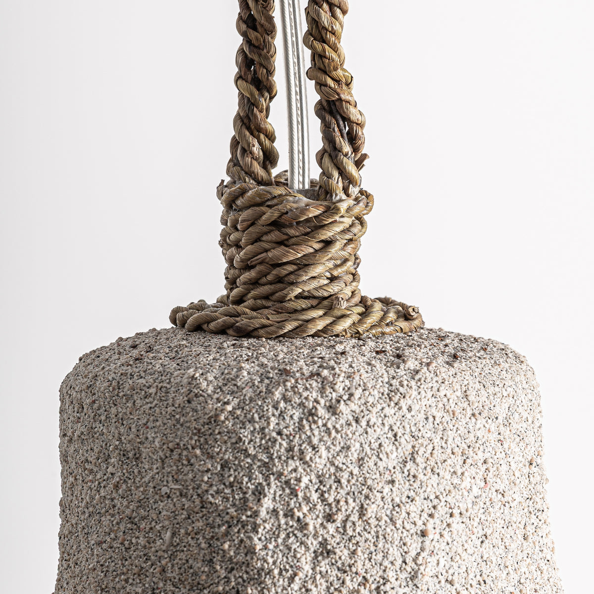 Lámpara colgante de madera de suar Treumal Ø40 cm