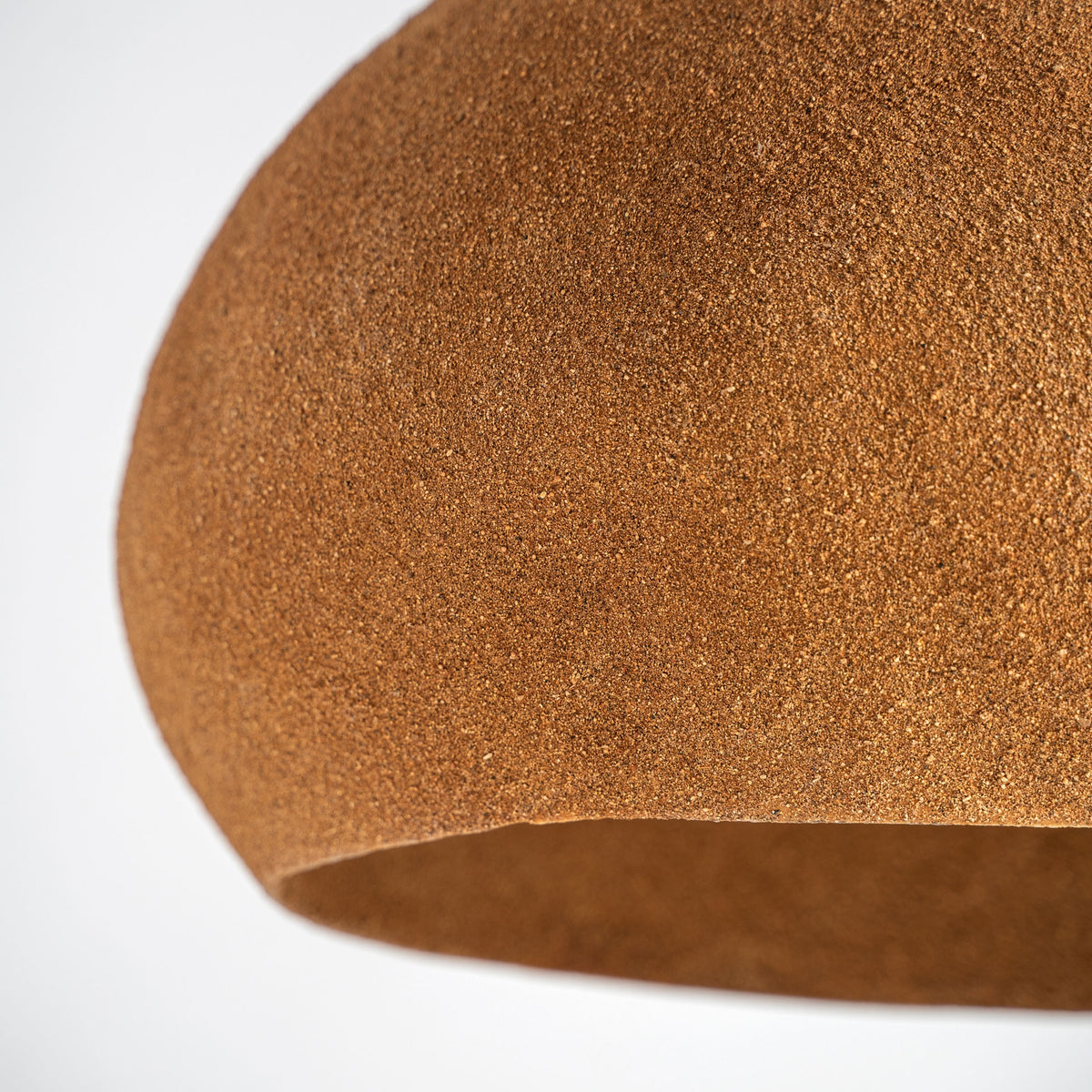 Lámpara colgante de resina terracota Fitor