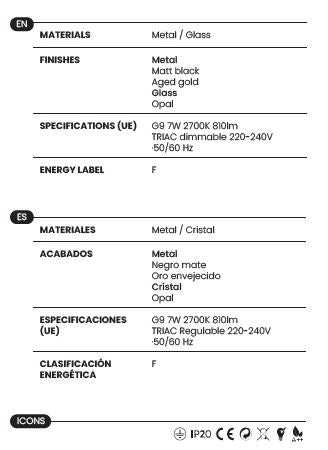 Lámpara Colgante Flow S - C1339