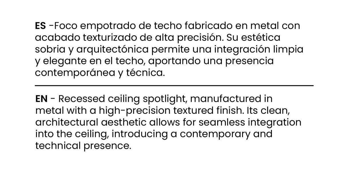 Foco Empotrable Focus - T1279