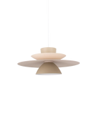 Lámpara Colgante Nexo Caqui y Beige