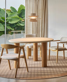 Lámpara Colgante Nexo Rosa Claro y Beige