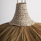 Lámpara colgante plegable de fibra natural Bisbal