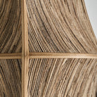 Lámpara de pie de fibra natural Bruñel beige