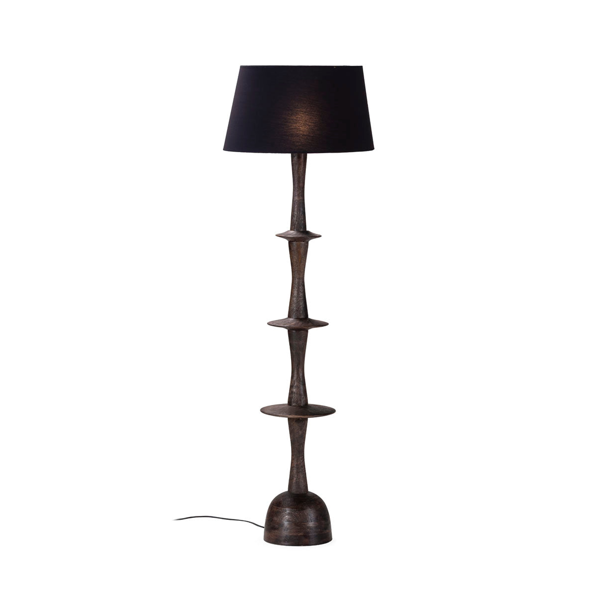 Lámpara de pie de madera de mango Mascalucia