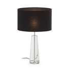 Lámpara de sobremesa de cristal y metal Riccione
