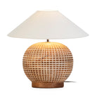 Lámpara de sobremesa de madera Cefalù