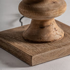 Lámpara de sobremesa de madera de mango Austro
