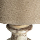 Lámpara de sobremesa de madera de mango decapada Marisma