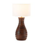 Lámpara de sobremesa de madera de mango y metal Ortigia