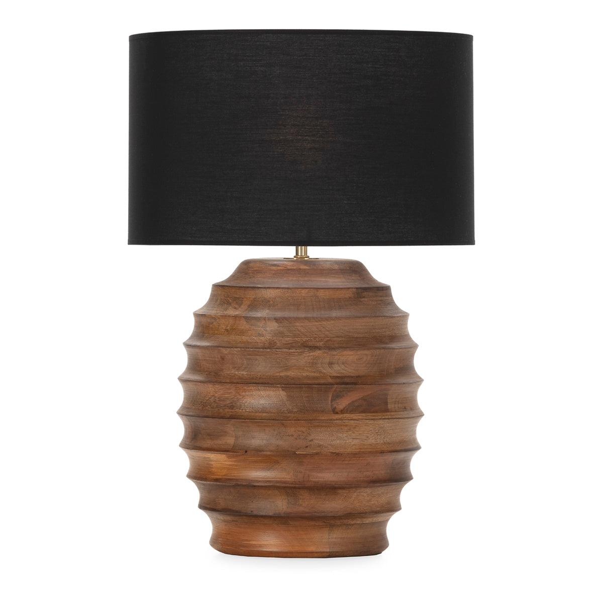 Lámpara de sobremesa de madera de mango y metal Taormina