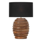 Lámpara de sobremesa de madera de mango y metal Taormina