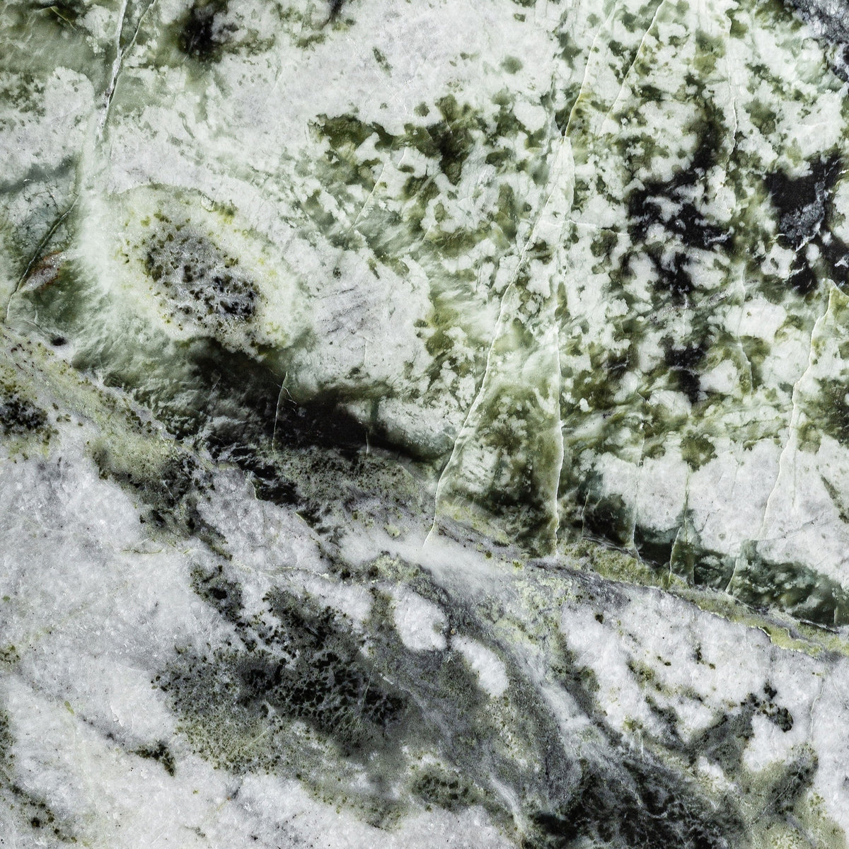 Lámpara de sobremesa de mármol verde Nereida