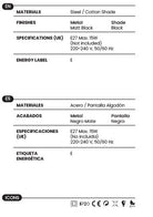 Lámpara de Suelo Ario - P1234
