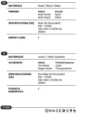 Lámpara de Suelo Atom - P1214