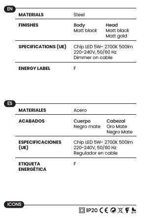 Lámpara de Suelo Maho - P1254