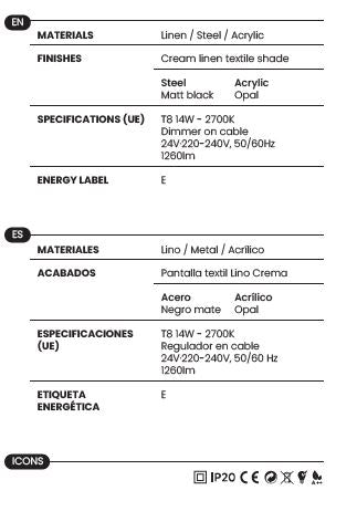 Lámpara de Suelo Nooi - P1276