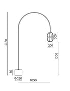 Lámpara de Suelo Pull - P1249
