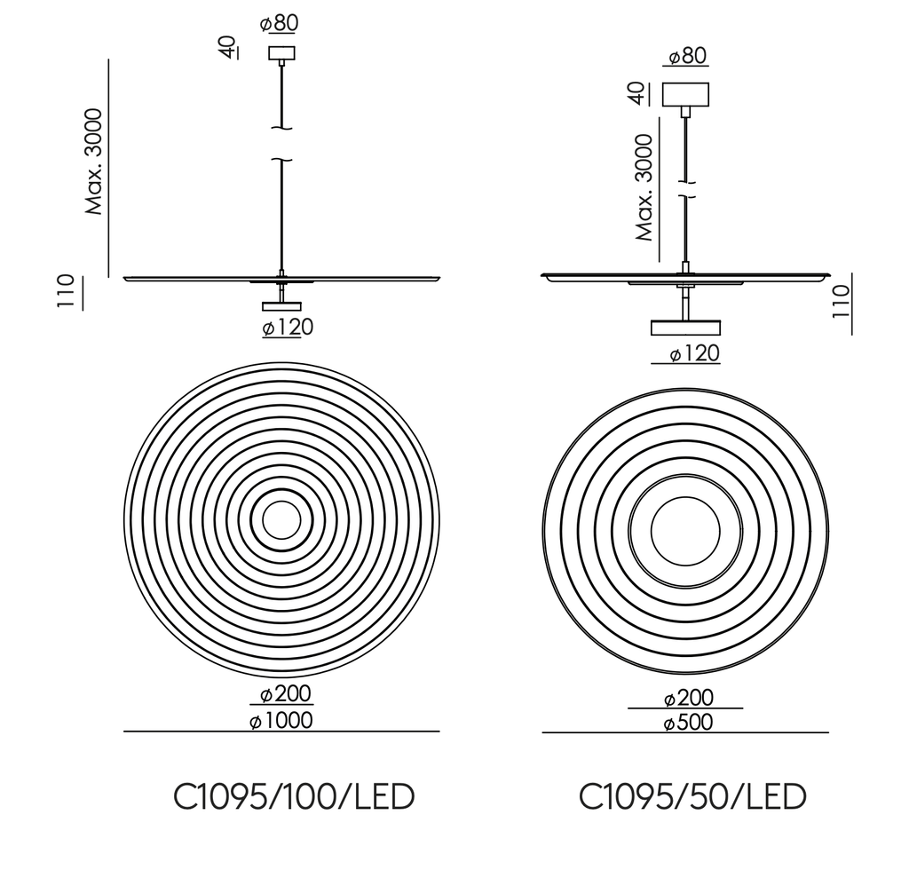 Lámpara de Techo Tico - #pino_y_jacaranda#