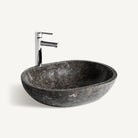 Lavabo de mármol gris Oceánide