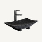 Lavabo de mármol negro Coralina