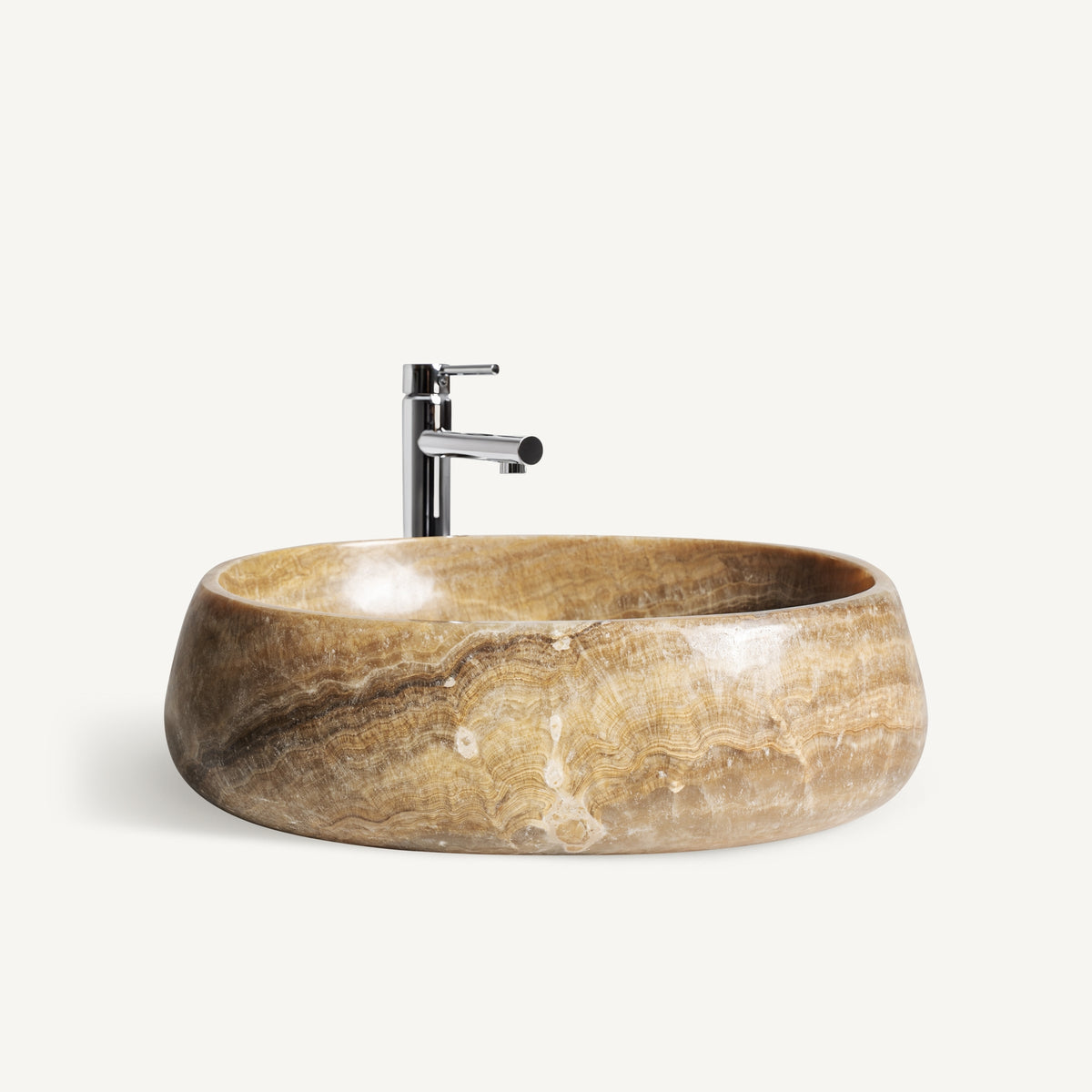 Lavabo de ónix Concha