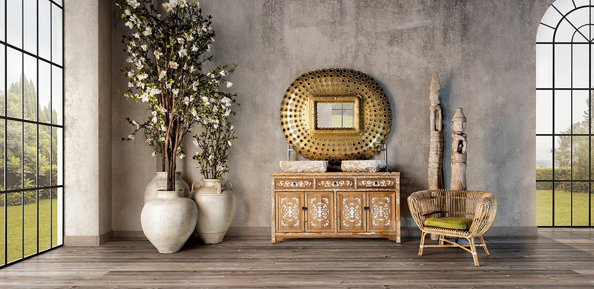 Lavabo de ónix Perla