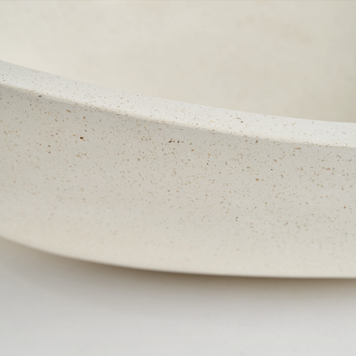 Lavabo de terrazo blanco Asilah