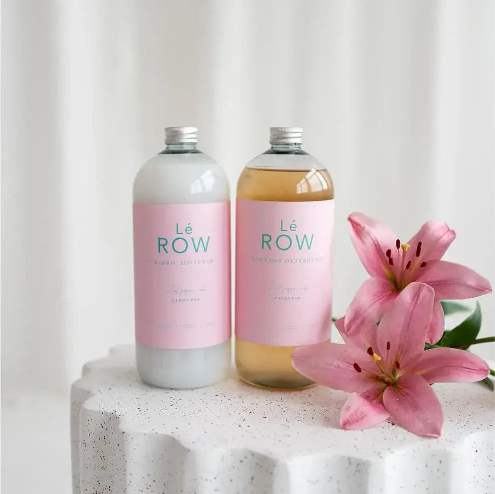 Set Candy Pop Lé Row, detergente y suavizante 2x1000ml