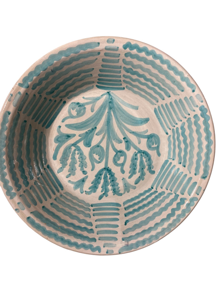 Lebrillo Mediano Verde de Cerámica de Fajalauza - #pino_y_jacaranda#