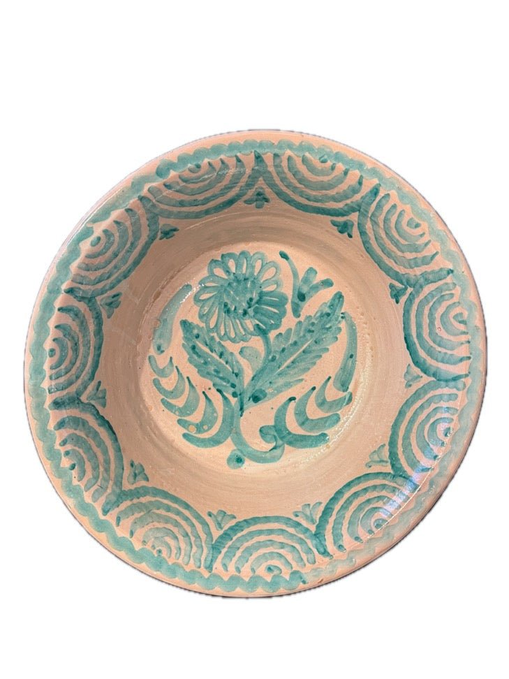 Lebrillo Mediano Verde de Cerámica de Fajalauza - #pino_y_jacaranda#