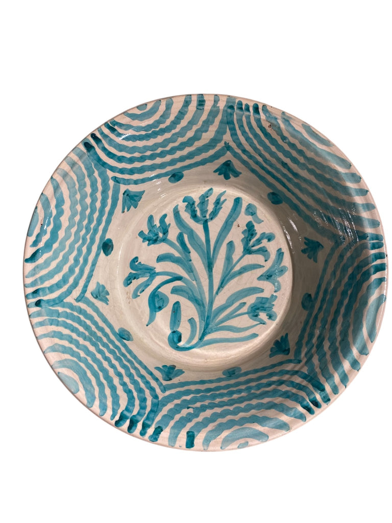 Lebrillo Mediano Verde de Cerámica de Fajalauza - #pino_y_jacaranda#