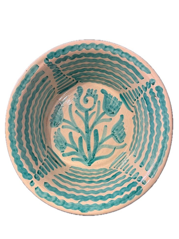 Lebrillo Verde Pequeño de Cerámica de Fajalauza - #pino_y_jacaranda#