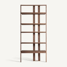 Librería de madera de olmo y nogal Gaviota