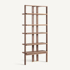 Librería de madera de olmo y nogal Gaviota