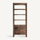 Librería de madera recuperada Bajío