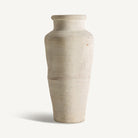 Macetero de arcilla beige Lixus de silueta clásica
