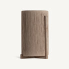 Macetero de madera de mango y rafia Alcornoque grande