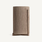 Macetero de madera de mango y rafia Alcornoque pequeño