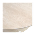 Mesa de centro redonda de porcelánico y aluminio 90 Mundaka
