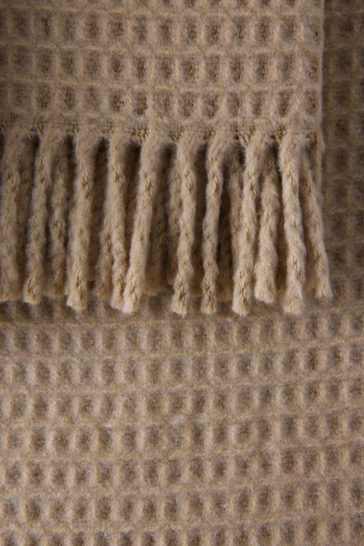 Manta de Invierno Winter Plaid Basics Waffle - pino_y_jacaranda
