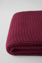 Manta de Invierno Winter Plaid Basics Waffle - pino_y_jacaranda