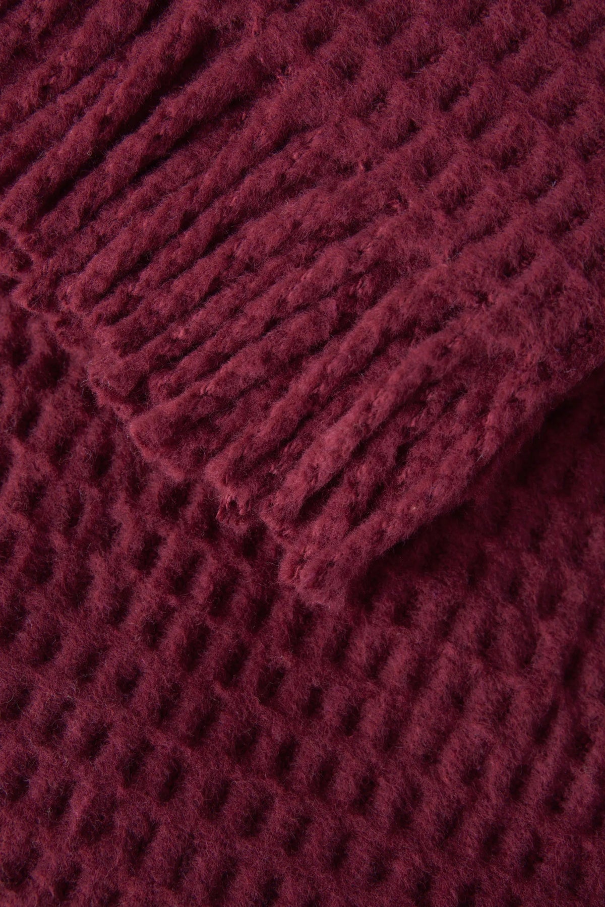 Manta de Invierno Winter Plaid Basics Waffle - pino_y_jacaranda