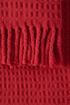 Manta de Invierno Winter Plaid Basics Waffle - pino_y_jacaranda
