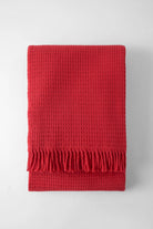 Manta de Invierno Winter Plaid Basics Waffle - pino_y_jacaranda