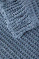 Manta de Invierno Winter Plaid Basics Waffle - pino_y_jacaranda