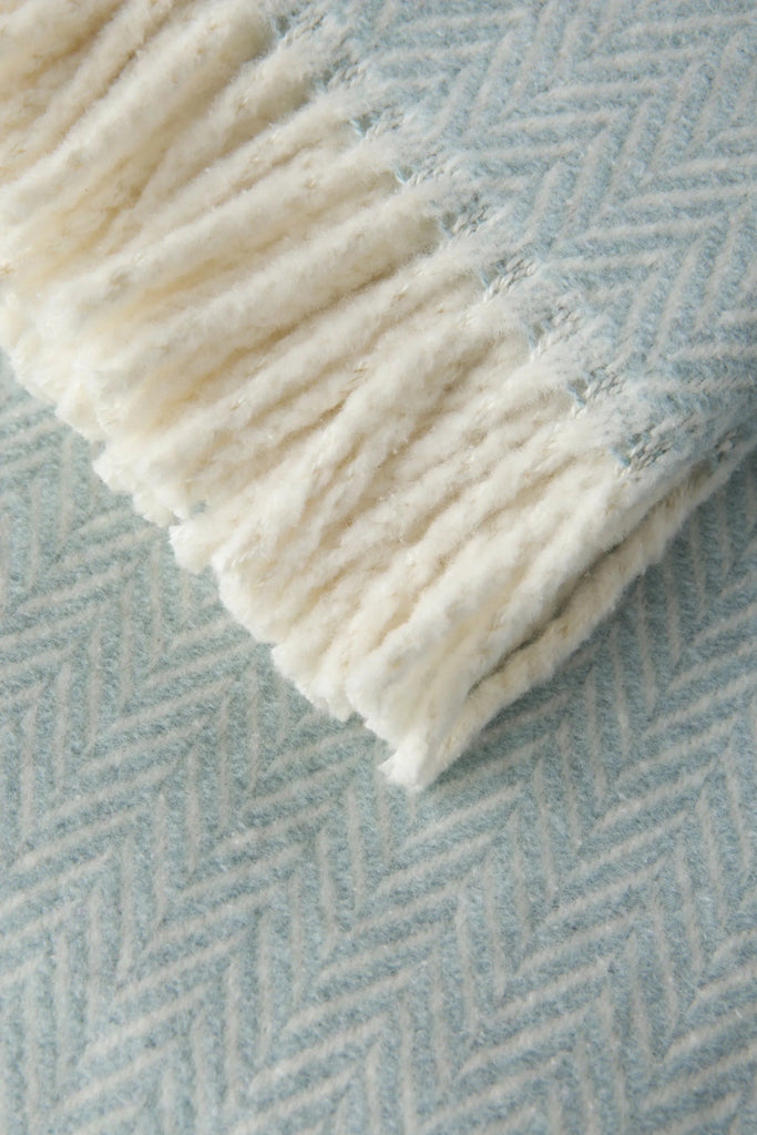 Manta de Invierno Winter Plaid Espigas Skyline - pino_y_jacaranda