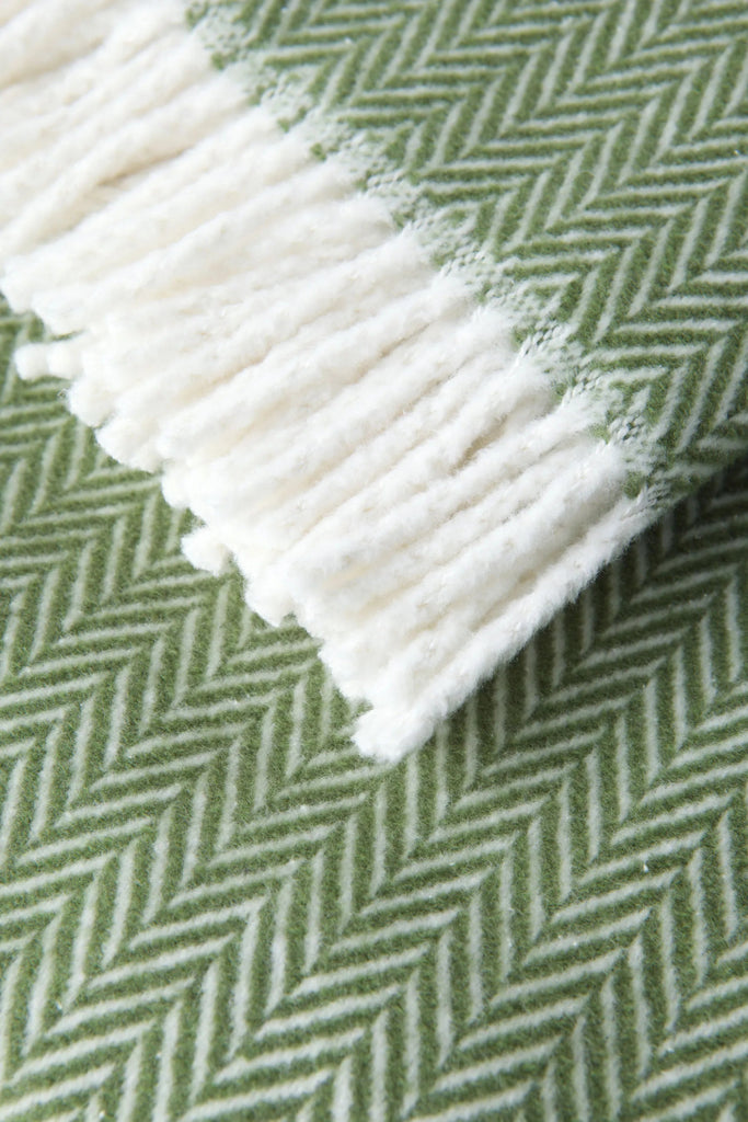 Manta de Invierno Winter Plaid Espigas Skyline - pino_y_jacaranda